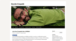 Desktop Screenshot of davidecrepaldi.net